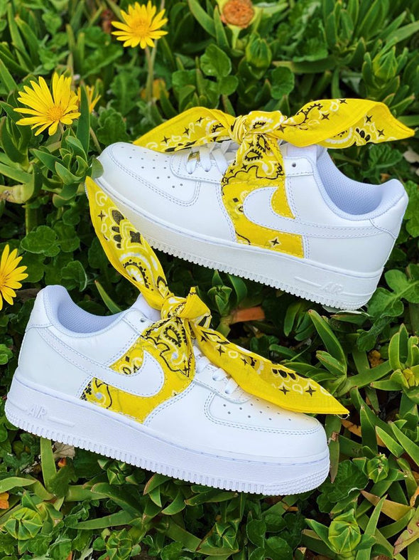 Yellow Bandana AF1 LOW ♥ (Copy)