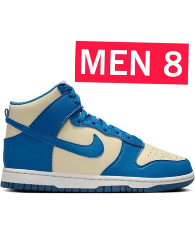 #Richy100 MEN 8/ W 9.5 AF1 Dunk High Next Nature Khaki Blue