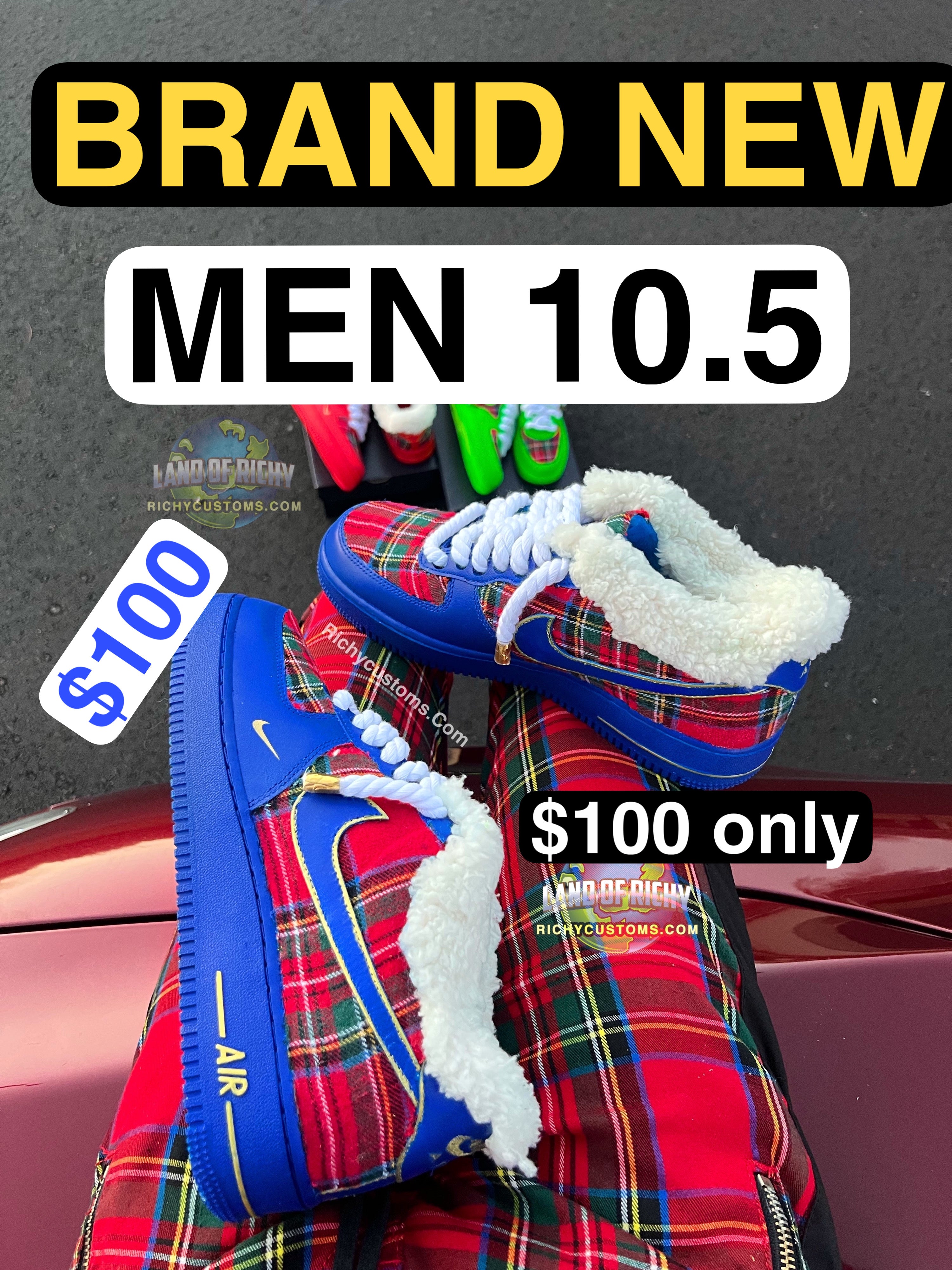 #RICHY100 MEN 10.5 Blue 