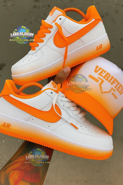 Orange Ombre Burst