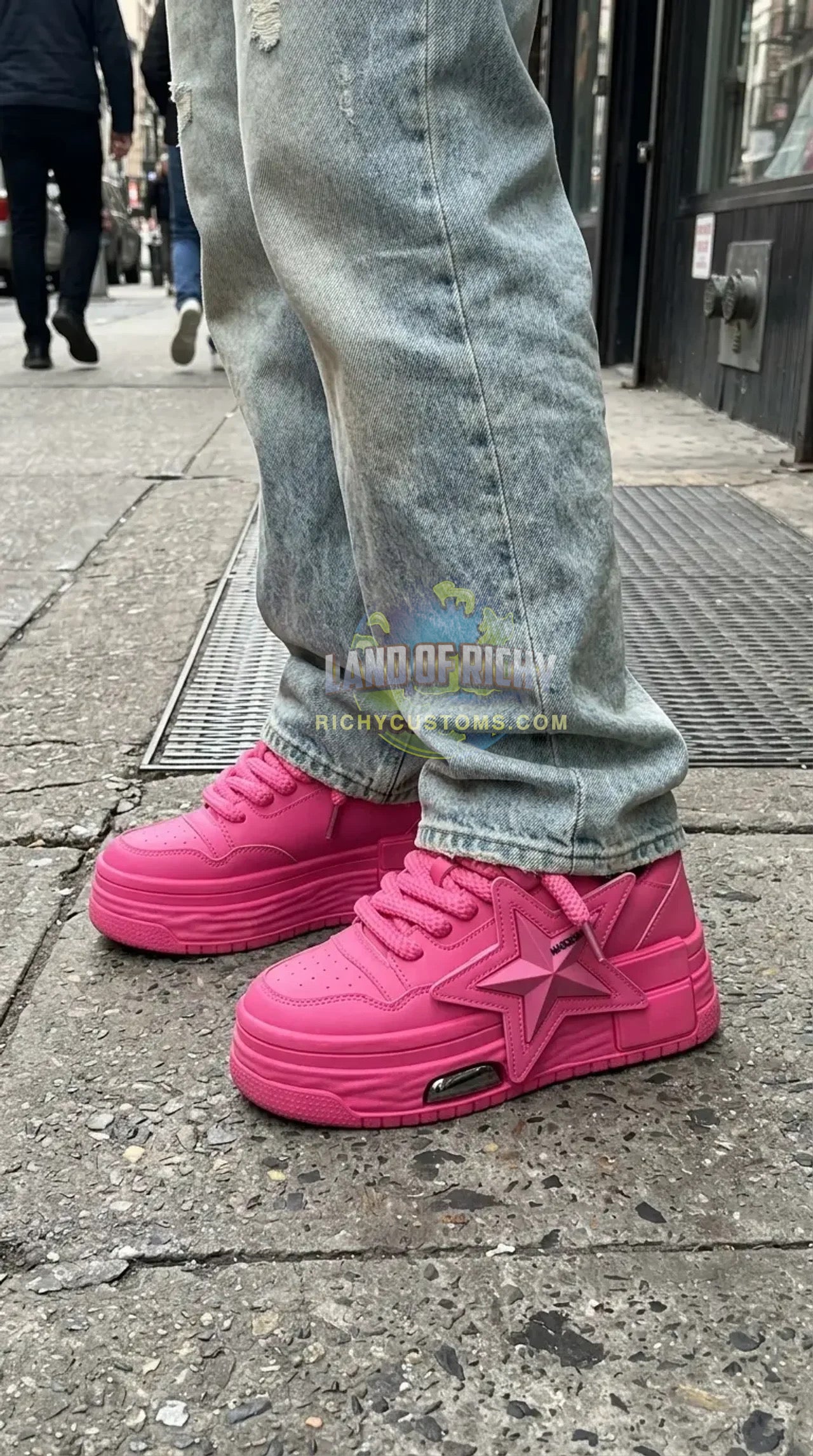 RichyPentz Pentagram Sneaker Chunky Star Skate Shoe
