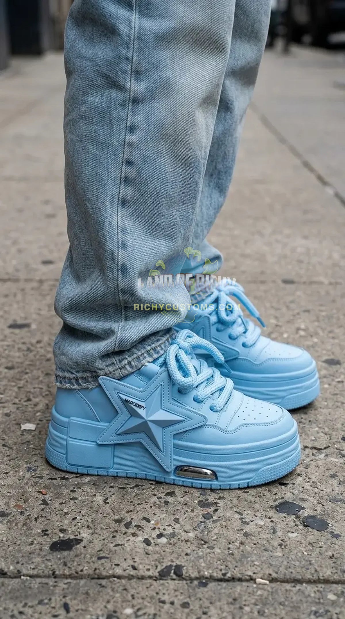 RichyPentz Pentagram Sneaker Chunky Star Skate Shoe