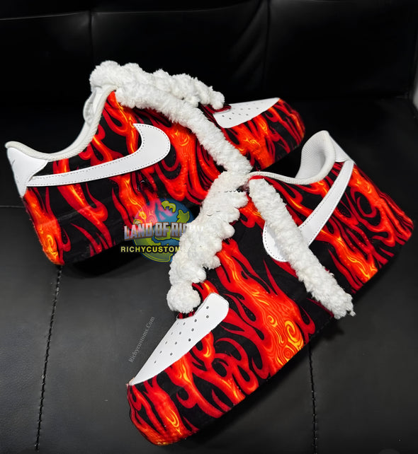 White Fireman AF1 🔥
