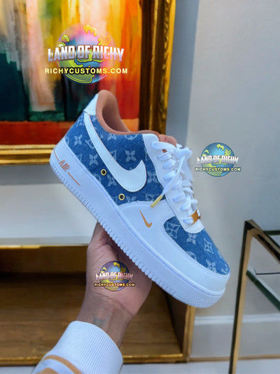 Edición plana eL Vach DENIM 💙🤎 AF1 Low