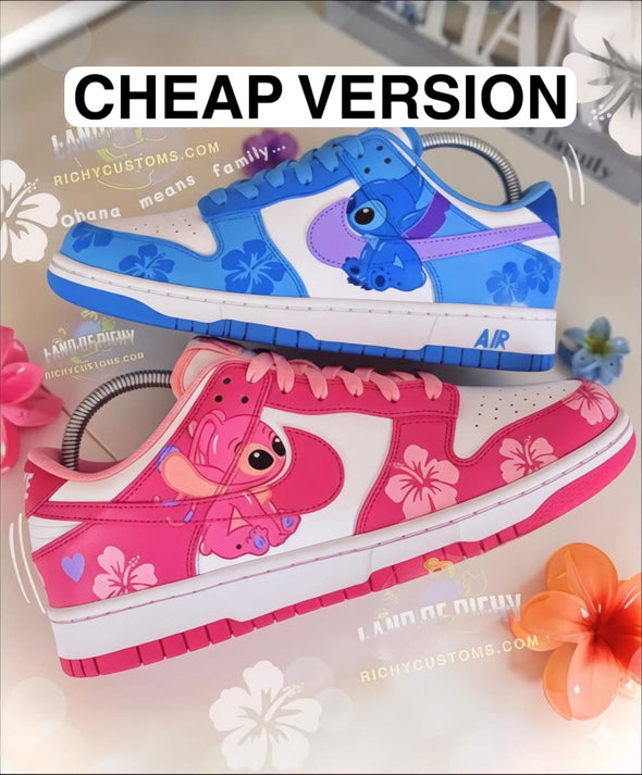 Affordable Stitch & Angel Dunks💙