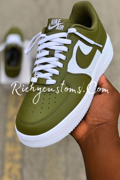 True Olive💚 AF1💚💚💚
