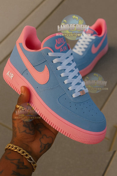 DENIM X Pink👖🌷͙֒ AF1 Low