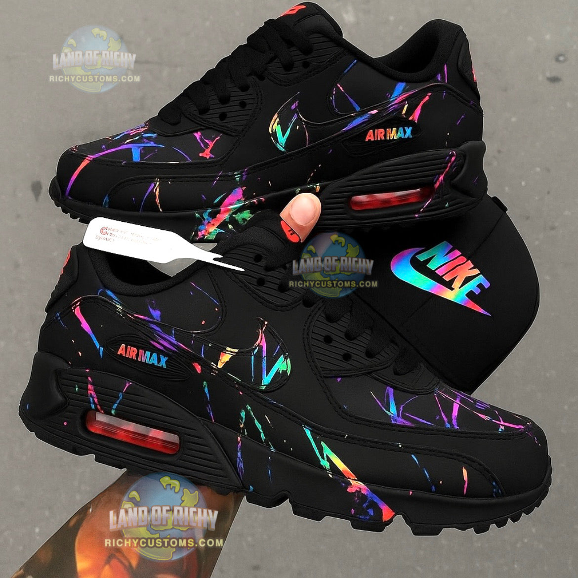 Tye Dye AIR MAX 90 Splatz
