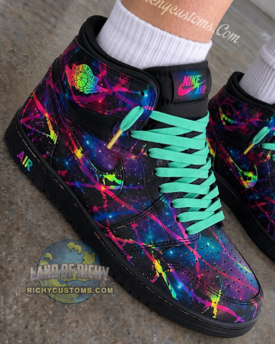 Kids Splatter & Galaxy AJ1 🌌