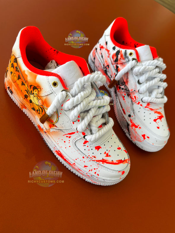 Tigger “Tiggs”s AF1🖤🧡