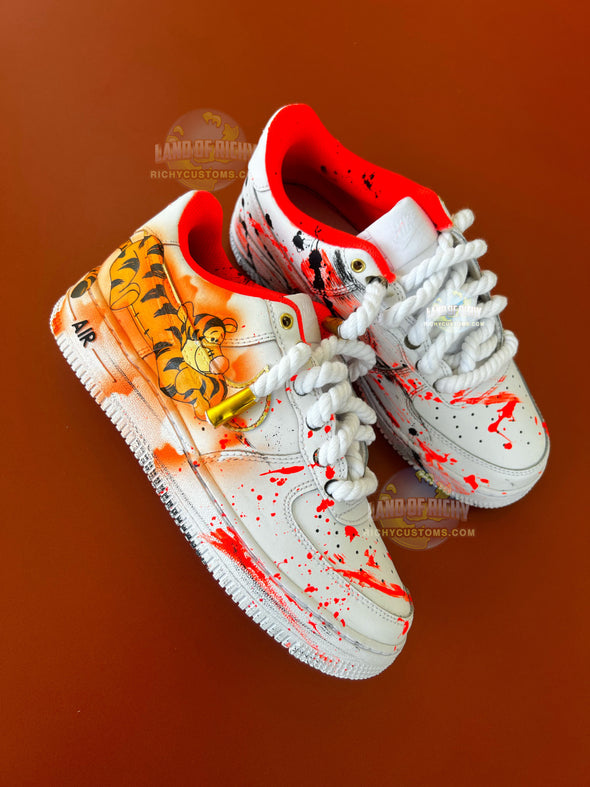 Tigger “Tiggs”s AF1🖤🧡