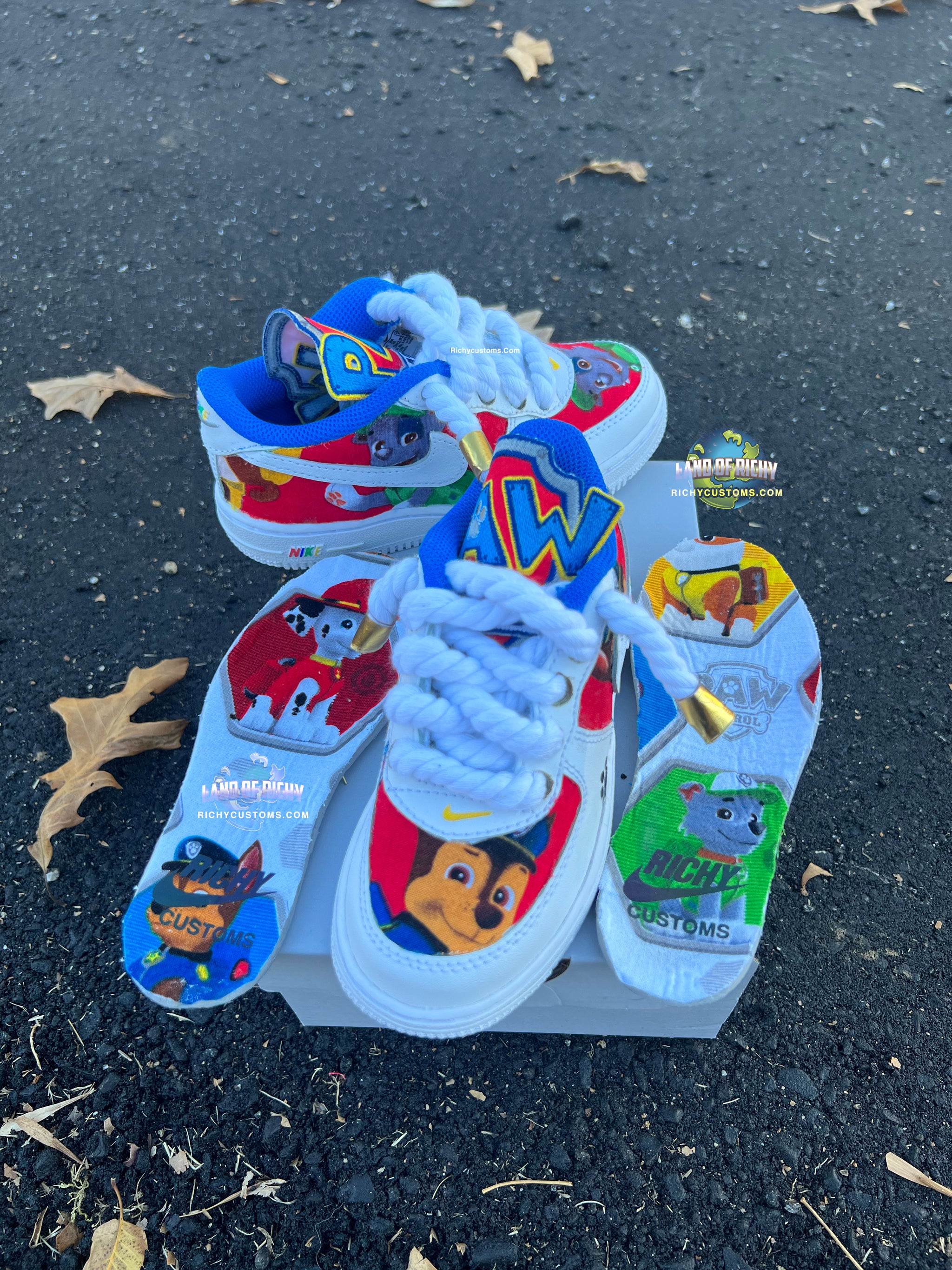 Paw Patrol🐶 Af1s 🔴🔵