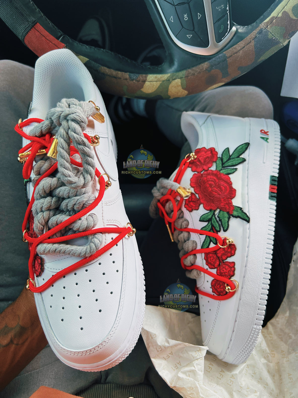 Crimson Rose x Chunky AF1🌹