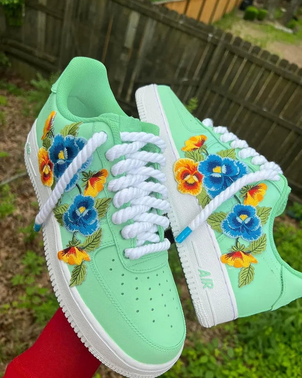 Minty Floral X Chunky 💐AF1