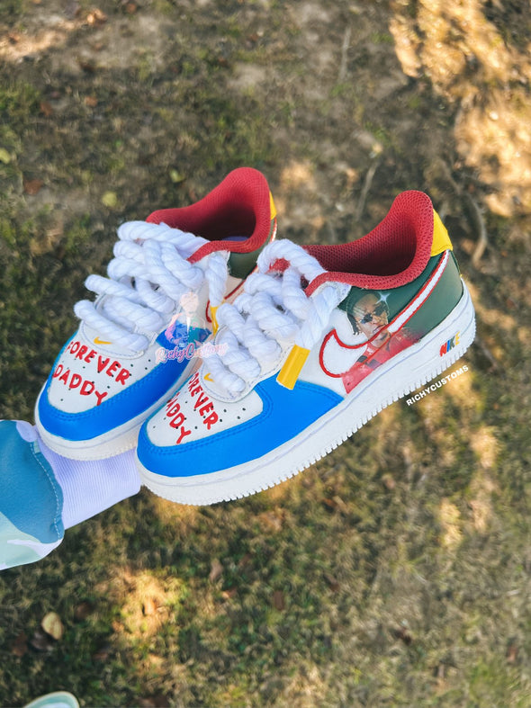 "RBGY" ColorBLOCK Chunky AF1 LOW💚♥💙💛