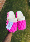 Richy PUFFS Ball Slippers HOT PINK💗 X  "COZY"
