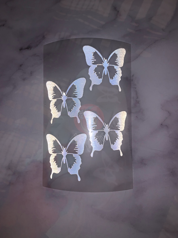 Reflective  Butterfly Decals