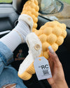 Richy PUFFS Ball Slippers Yellow💛 X  "COZY"