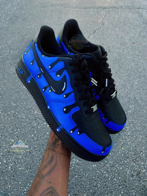 DRIPELLE AF1 NEGRO Y AZUL🖤 💙