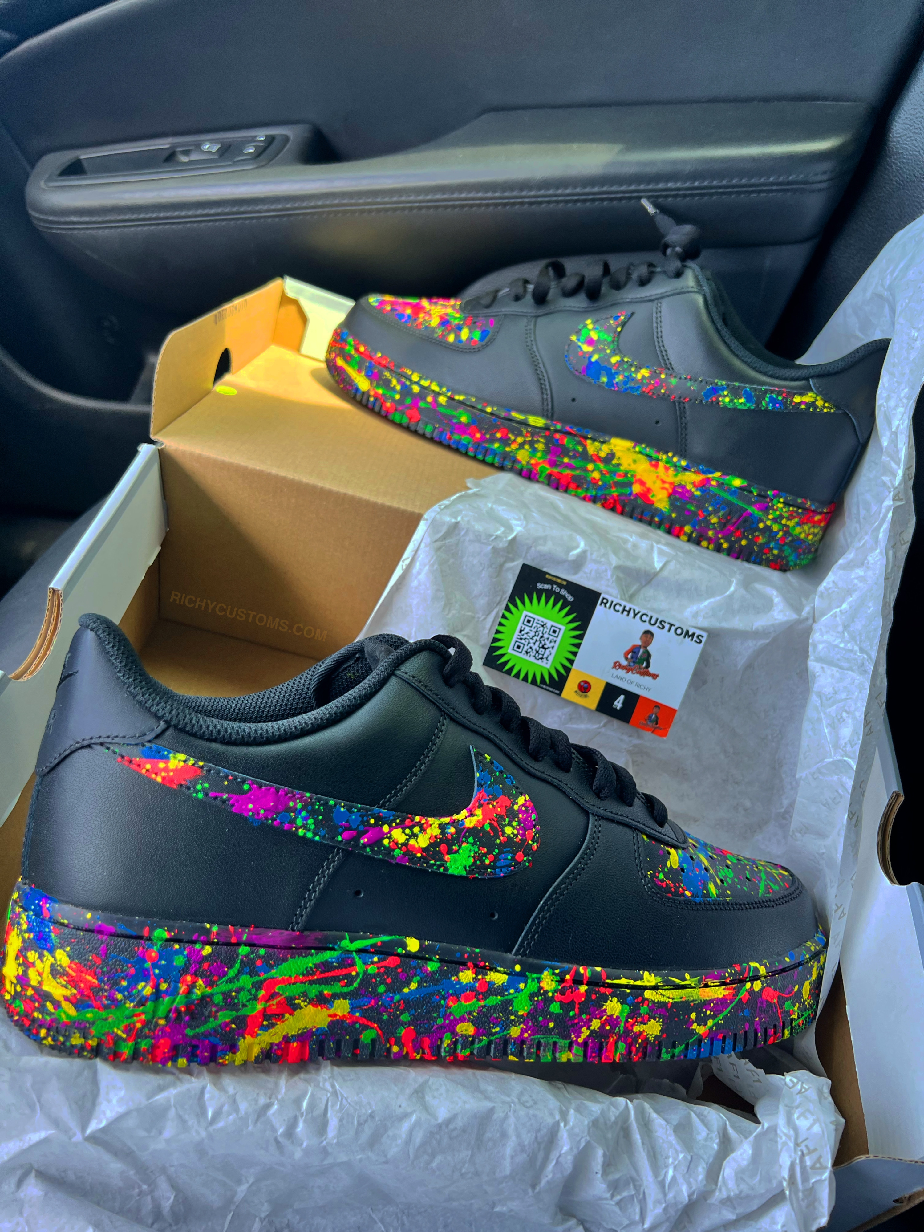 Splatzs🎨BLK Af1 LOW 🌈